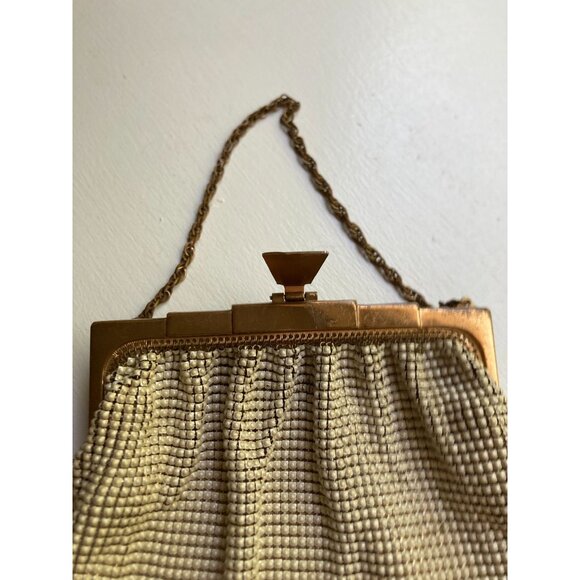 Vintage Whiting & Davis Gold Mesh Evening Bag With Chain Handle- READ - Picture 5 of 14
